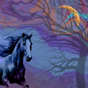 Ghost Horse on the Concho